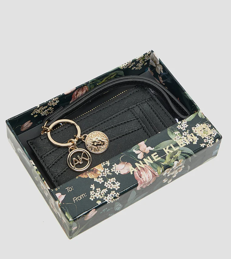 Anne Klein  Anne Klein Logo Detail Zippered Wallet for Women | Best Price UAE